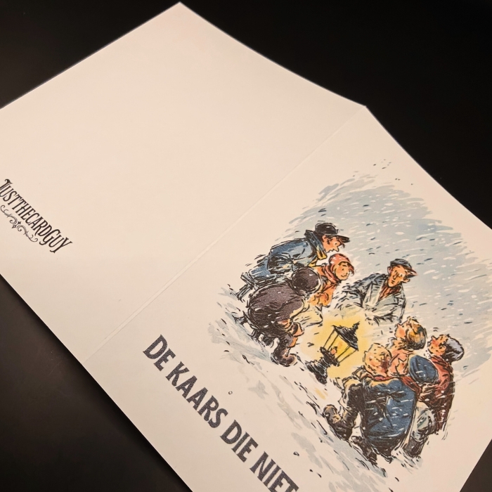 Kerstkaart over moed en hoop – De Kaars die Niet Doofde