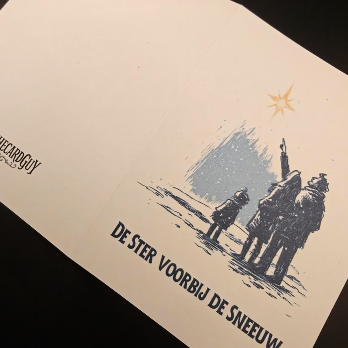 Kerstkaart over hoop en herinnering – De Ster voorbij de Sneeuw