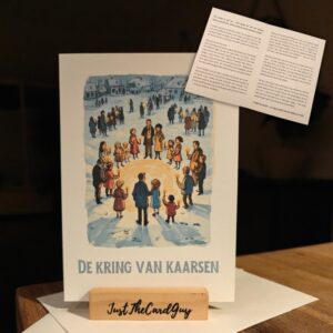 Warme kerstkaart met verhaal – De Kaarsenkring | Over licht en verbondenheid