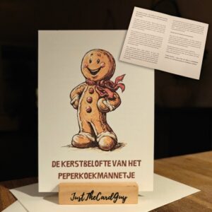 Kerstkaart over vriendelijkheid – De Belofte van het Peperkoekenmannetje