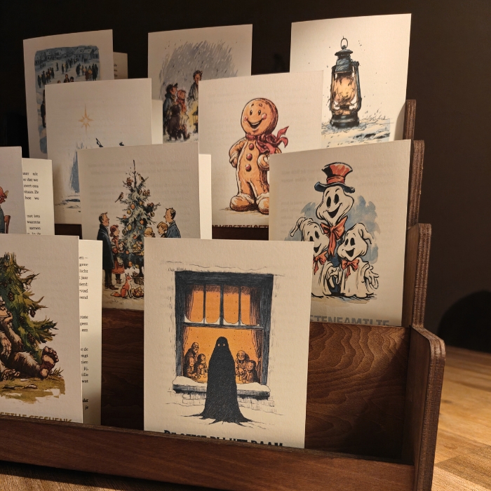 Kerstkaart over geven en delen – De Deelboom