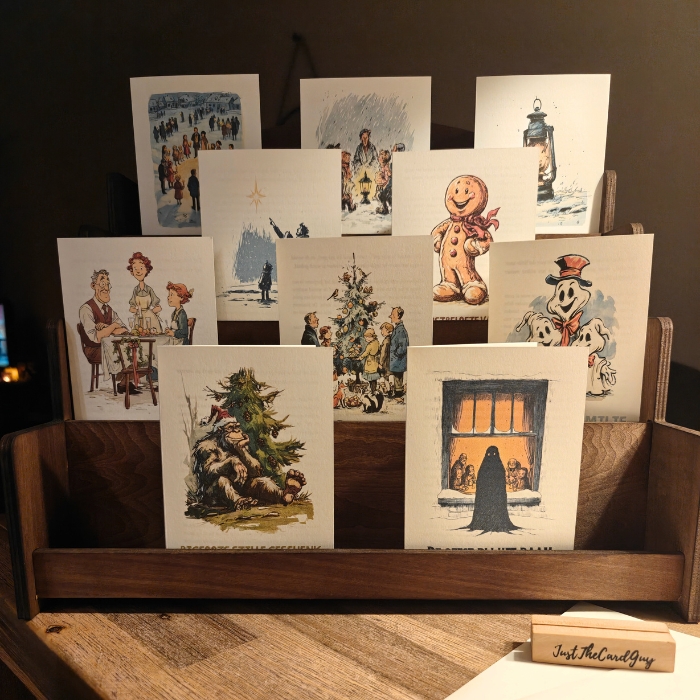 Set van 10 kerstkaarten met verhaal – Kaartjes met een betekenisvolle boodschap